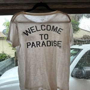 Billabong welcome to paradise west coast tee